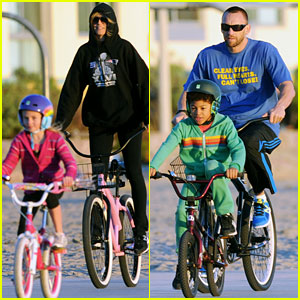 heidi-klum-bike-ride-martin-kristen-kids