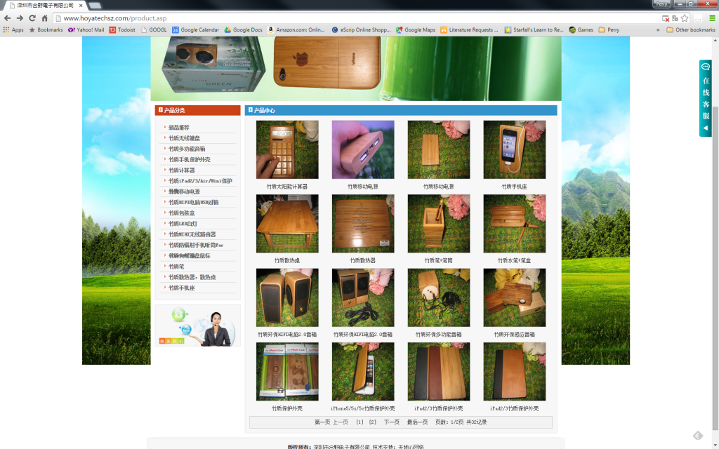 Bamboo Electronics Products