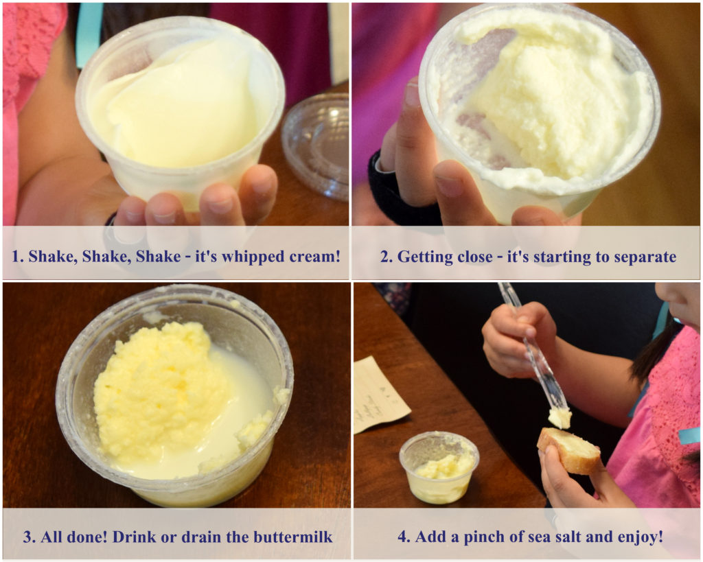 Kids can churn butter in 5-10 minutes. Little House on the Prairie Party Ideas and Activities - MakeHardware.com